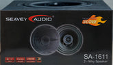 SEAVEY AUDIO SA-1611 6.5-Inch 2-Way Speaker (300W Peak) - Universal Car Door & Home Audio Speaker