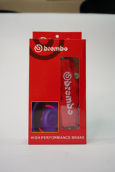 Small BREMBO Brake Caliper Cover (1 Pair) - Universal Fit, Heat Resistant Cosmetic Upgrade for Rear Calipers