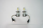 C6 LED Headlight Conversion Kit (Pair) - Super Bright $6000 \text{K}$ White, Fan-Cooled, Plug & Play Upgrade 9005