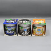 3-Pack Jello Car Air Fresheners - Premium Gel Scents: Black Ice, New Car & Vanilla | Long-Lasting Perfume