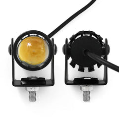 D-11 Dual-Color Moto/Car Fog Lights - High/Low Beam, White & Yellow Spot Light (1 Pc)