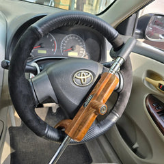 Universal High-Security Steering Wheel Lock with Keys - Anti-Theft
