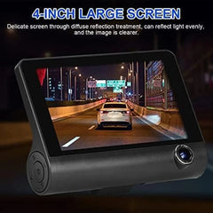 Universal FHD 1080P Dash Cam Recorder - Wide Angle Car DVR with LCD Screen & Rearview Video Support