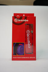 Small BREMBO Brake Caliper Cover (1 Pair) - Universal Fit, Heat Resistant Cosmetic Upgrade for Rear Calipers