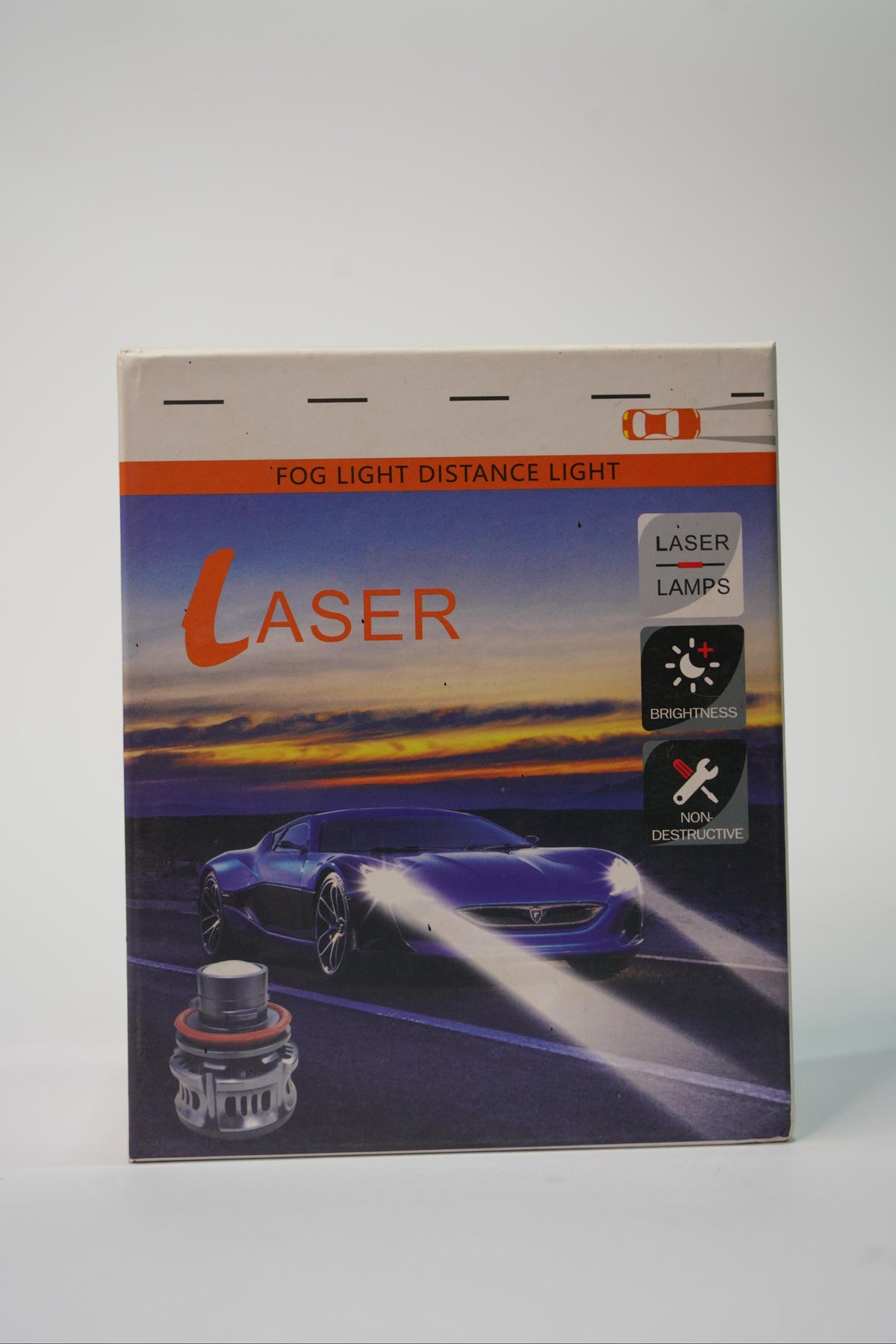 LASER LED H11 Headlight Bulbs (Pair) - Super Bright, Focused Beam, Fan-Cooled, Plug & Play Upgrade