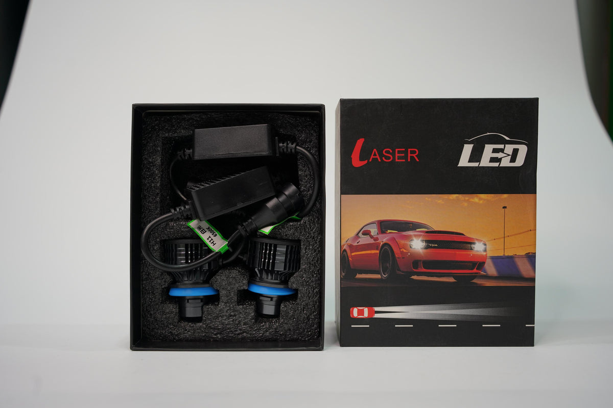 LAZER LED 9005 Bulb - High-Intensity Lemon Yellow Fog Light | Focused Beam, Extreme Penetration