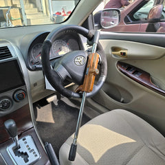 Universal High-Security Steering Wheel Lock with Keys - Anti-Theft