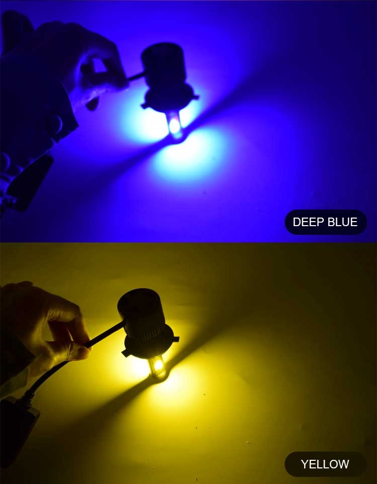 H11 Multi-Color RGB Fog LED Bulbs – White, Pink, Deep Blue, Yellow – 2 PCs | Auto Artists Pakistan
