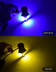 H11 Multi-Color RGB Fog LED Bulbs – White, Pink, Deep Blue, Yellow – 2 PCs | Auto Artists Pakistan