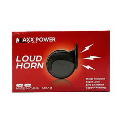 MAXX POWER Super Loud Car Horn - Universal 12V Dual-Tone Snail Horn for Cars, Trucks & Bikes