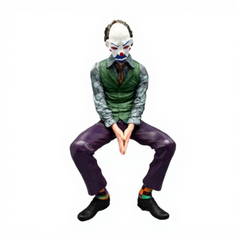 Heath Ledger Joker Sitting Doll for Car Dashboard or Rear Roof Decoration